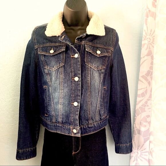 Lei Blue Denim Jean Jacket Size Small - Picture 1 of 8